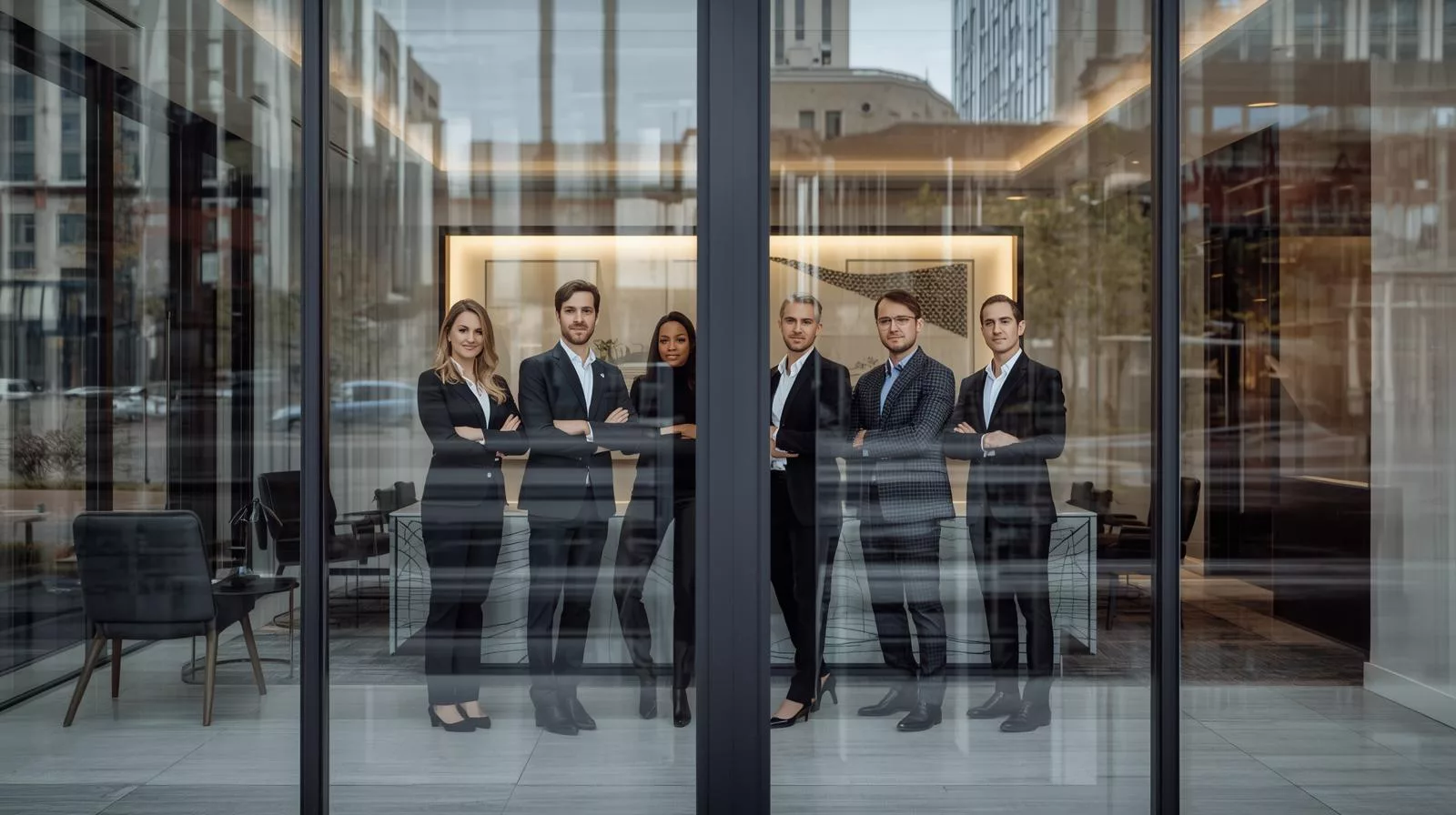 Window reflection creative photo