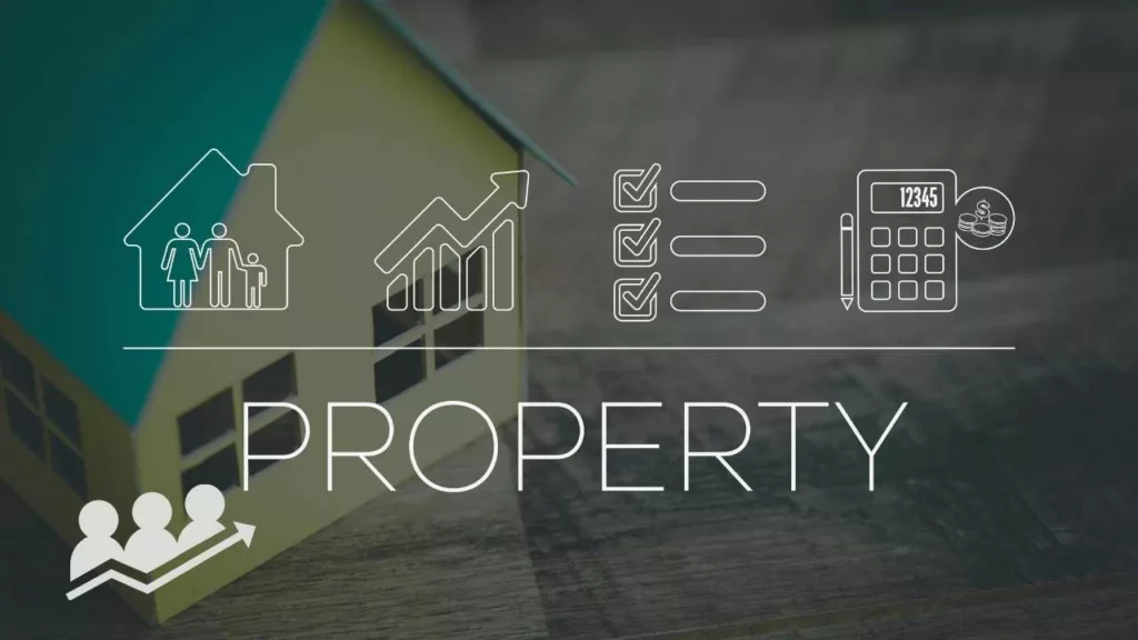 the word property and icons and graphics multifamily visuals