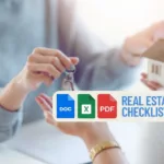 a person handing over keys and a house to a person