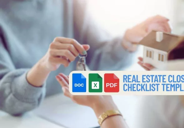 a person handing over keys and a house to a person