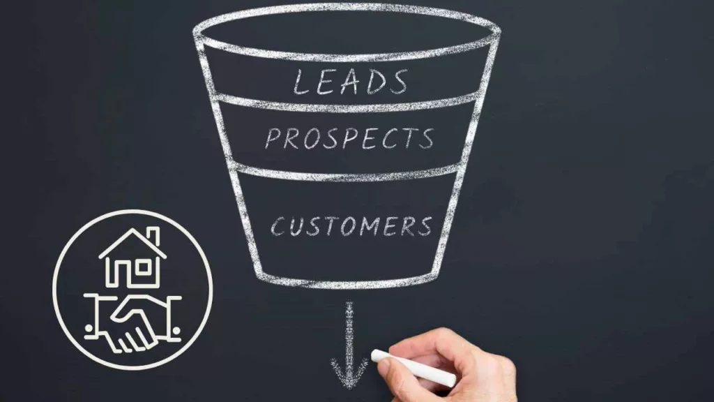 and chalkboard with a bucket that describes prospects