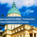 approved TBA form, transaction broker addendum kansas
