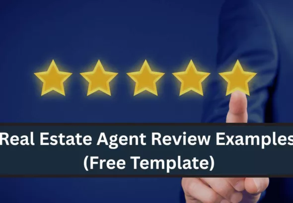 real estate agent review examples