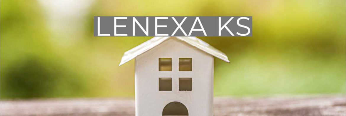an image of a house with lenexa kansas written on it